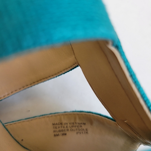 Michael Kors Berkley Canvas Espadrille Wedge Sandals, Ladies Size 8 - Picture 7 of 8